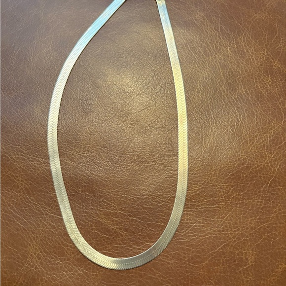 Reversible Elegant Sterling Silver Necklace - Picture 4 of 8